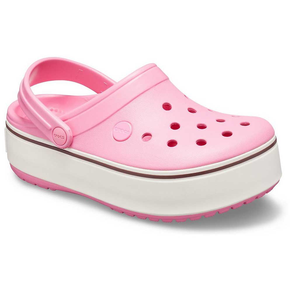 crocs platform pink