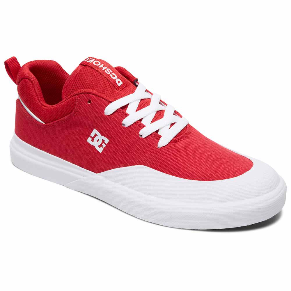 all red dc shoes