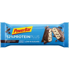 Powerbar 52% Protein Plus Low Sugar 50g Cookie And Cream Energy Bar