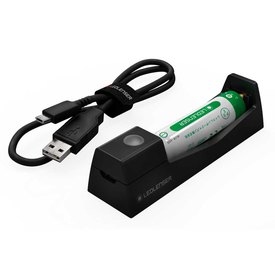 Led lenser Chargeur Battery Lition 14500 MH3/MH5