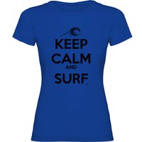 kruskis-keep-calm-and-surf-kurzarmeliges-t-shirt