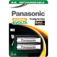 Panasonic Genopladelige Evolta Batterier 1x2 NiMH Mignon AA 2450mAh