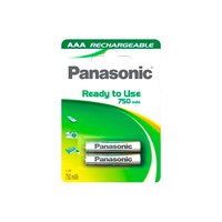 Panasonic Klar Til Brug Batterier 1x2 NiMH Micro AAA 750mAh