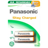 Panasonic 1x2 NiMH Mignon AA 1000mAh Gebruiksklare DECT-batterijen