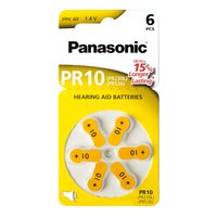 Panasonic PR 10 Zinc Air 6 Stykker Batterier
