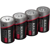 Ansmann Alkaline Mono D LR20 Red-Line 1.5V 4 Units Batterijen