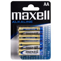 Maxell Alkaline Batterier BL.4 AA L406-B4 4 Enheder