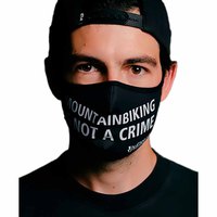 Dyedbro MTBiking Is Not A Crime Face Mask