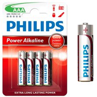 Philips IR03 AAA Alkaline Batterij 4 Eenheden
