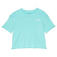 hurley-t-shirt-a-manches-courtes-pour-fille-ribbed-boxy