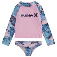 hurley-set-384426-girl-long-sleeve-full-zip-rashguard-set