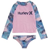 hurley-set-girl-long-sleeve-full-zip-rashguard-set