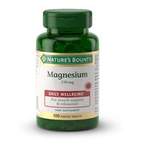 Natures bounty Magnésium R 250mg 100 Casquettes
