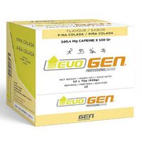 Gen Evo Piña Colada Energy Gels Box 75g 12 Units