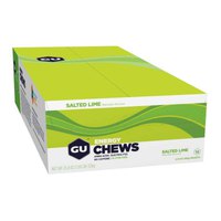 GU Masticables Energéticos Energy Chews Salted Lime 12 12 Unidades